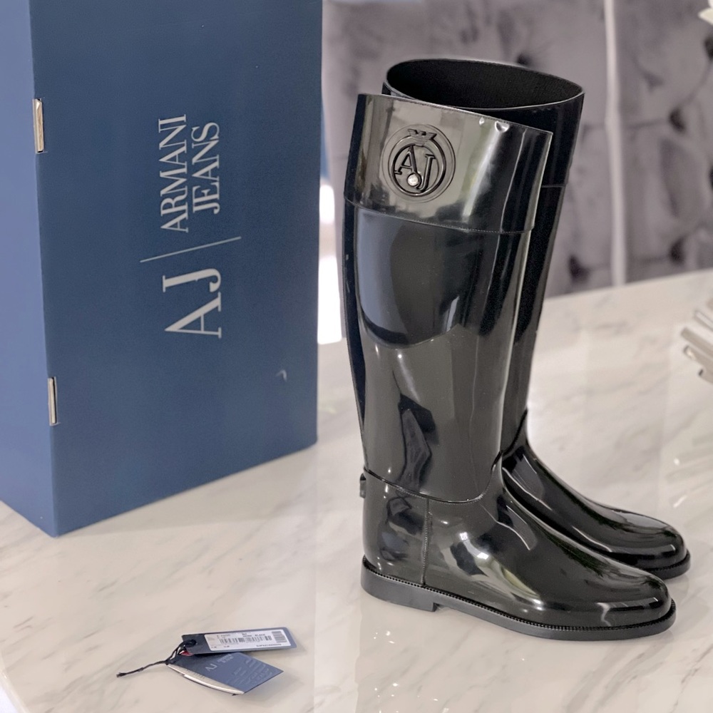 New Armani rain boots